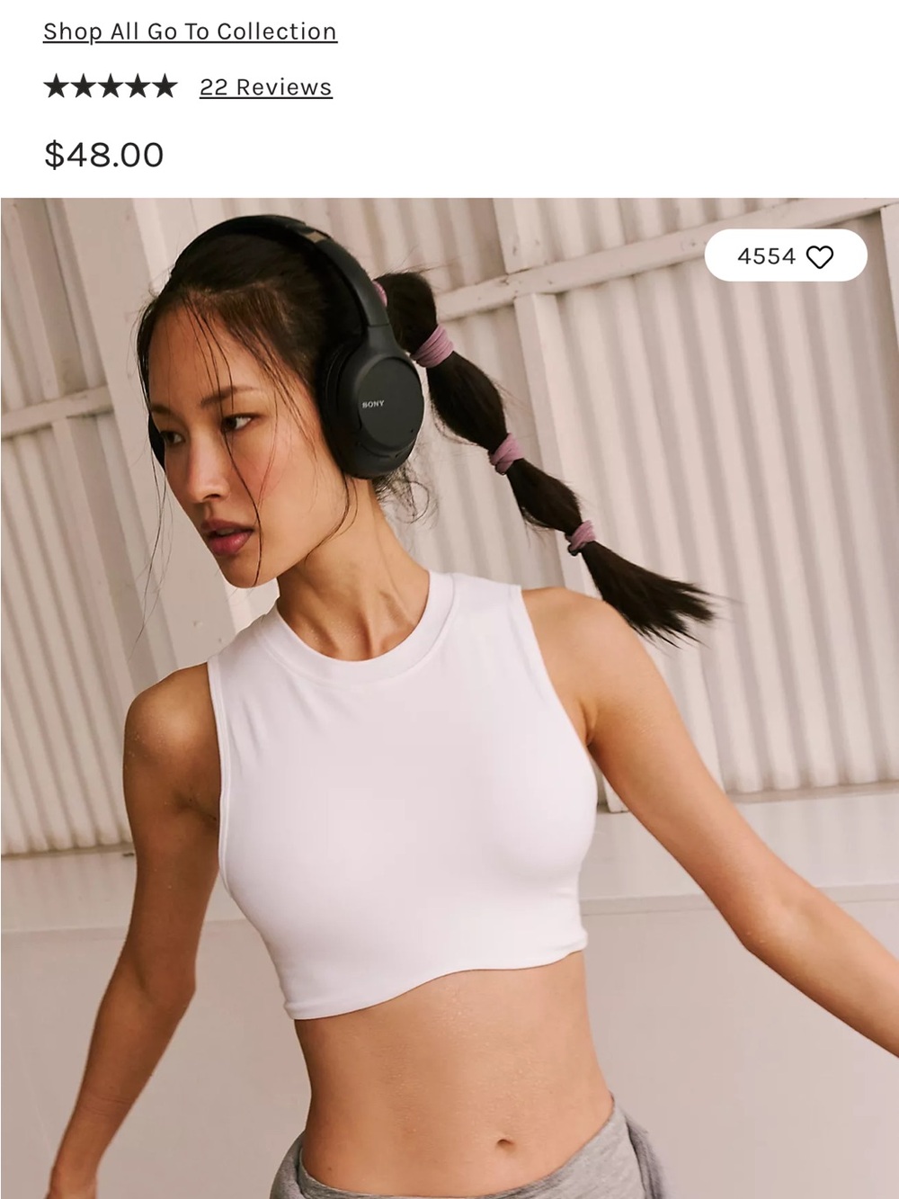 Free people movement go to smooth cropped muscle tee - Picture 2 of 5